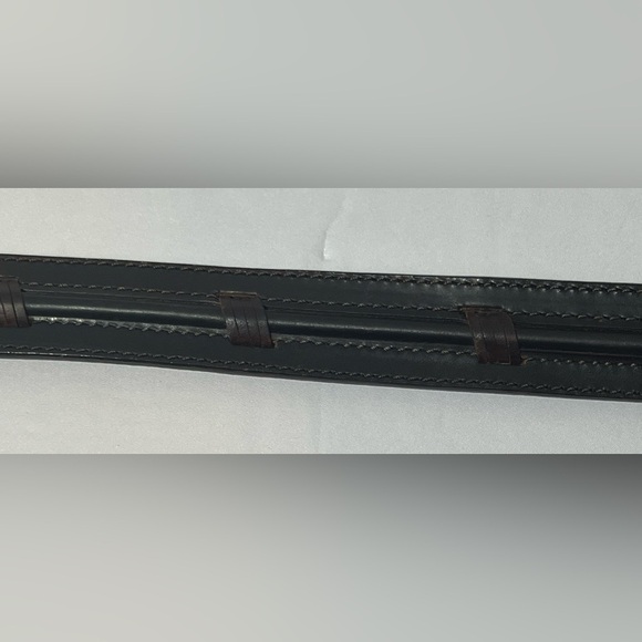 Columbia Genuine Leather  Belt Brown Sz 34 Preowned 11CO0255 - Picture 2 of 16